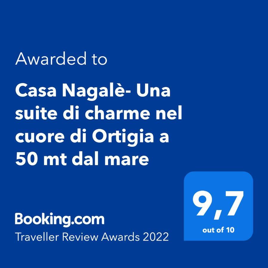 Casa Nagale- Una Suite Di Charme Nel Cuore Di Ortigia A 50 Mt Dal Mare Syracuse Bagian luar foto